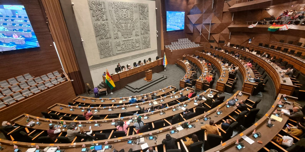 La sesión de la Cámara de Diputados del 2 de mayo. Foto: Archivo CD