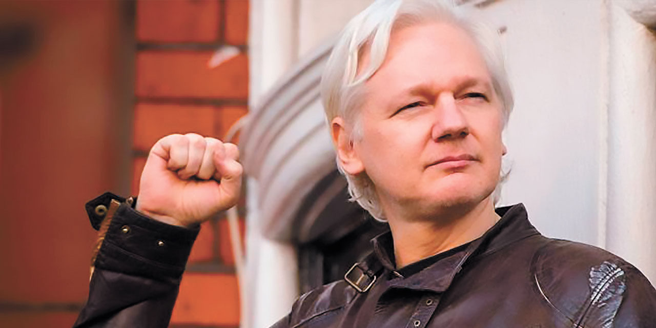 Julian Assange está libre. Foto: GRAMMAE