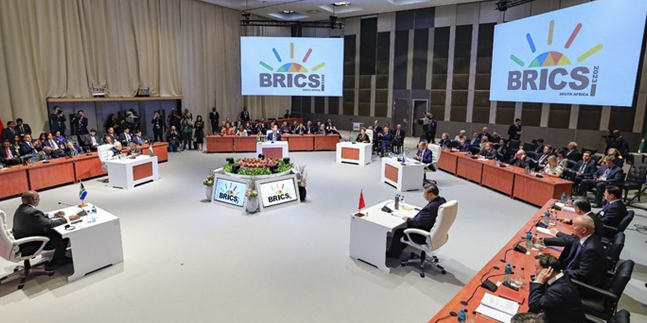 Un encuentro del bloque Brics.