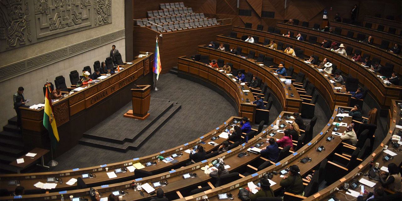 El pleno de la Cámara de Diputados en una fotografía de archivo. Foto: Diputados