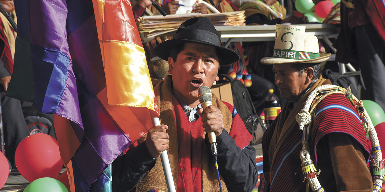  David Mamani, nuevo ejecutivo de la Federación ‘Túpac Katari’ | Foto: APG