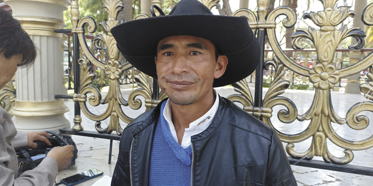 Jesús Miranda, dirigente de la Federación Sindical de Trabajadores Campesinos de Tarija. | Foto: RRSS