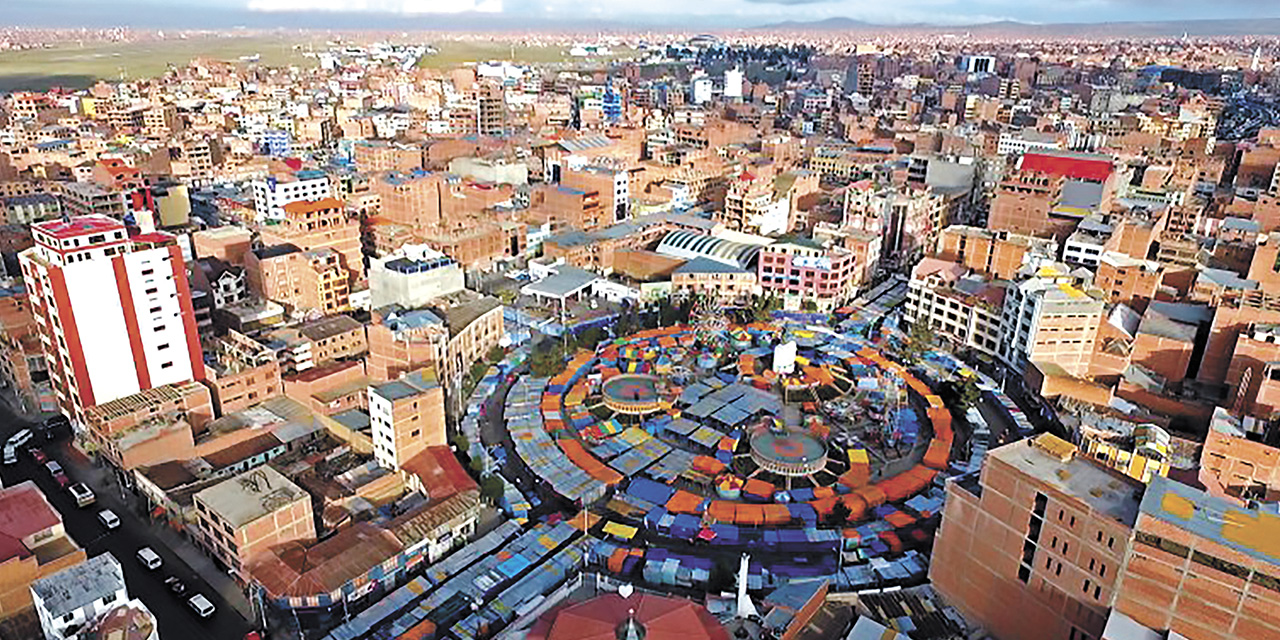 La ciudad de El Alto. | Foto: GAMEA