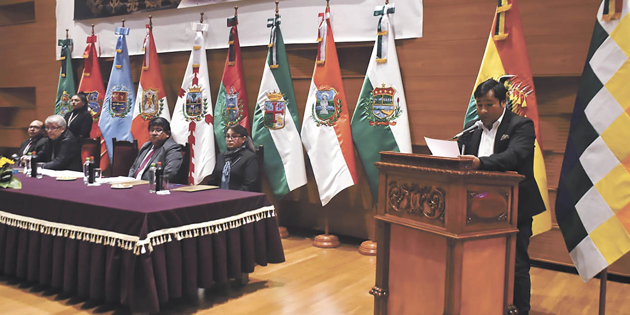 Acto de rendición de cuentas en Diputados.