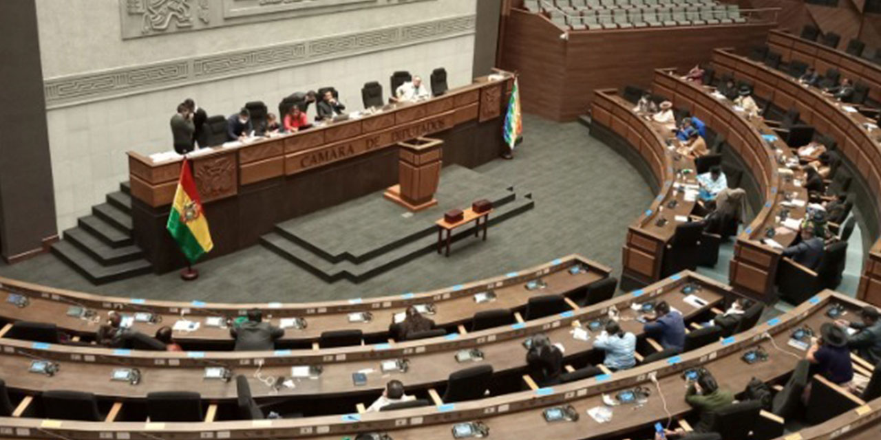 El pleno de la Cámara de Diputados. Foto: Diputados