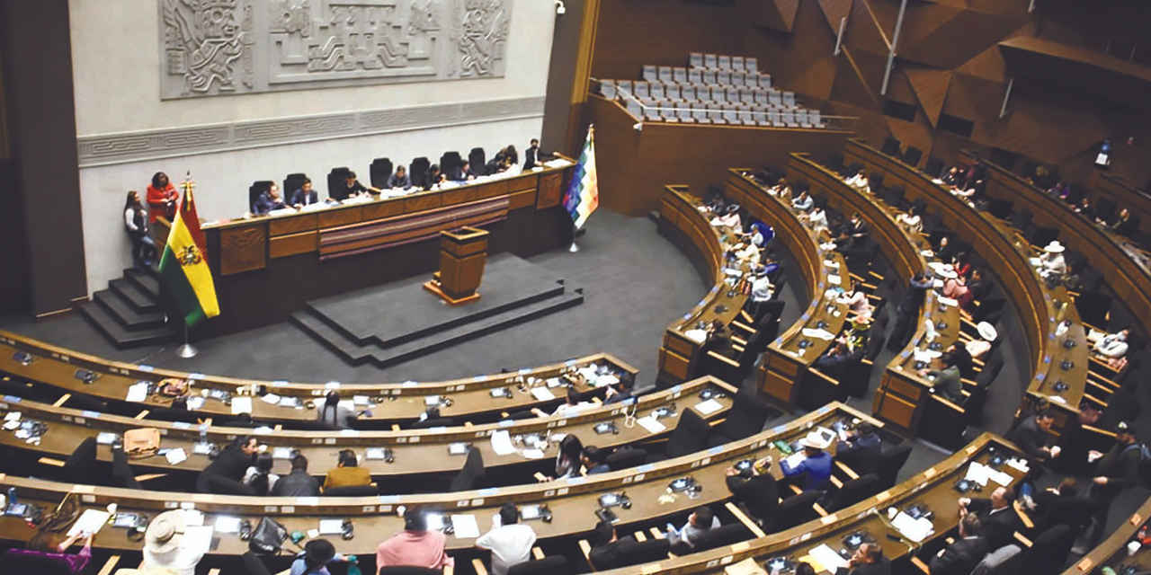 Una sesión en la Cámara de Diputados. Foto: Archivo