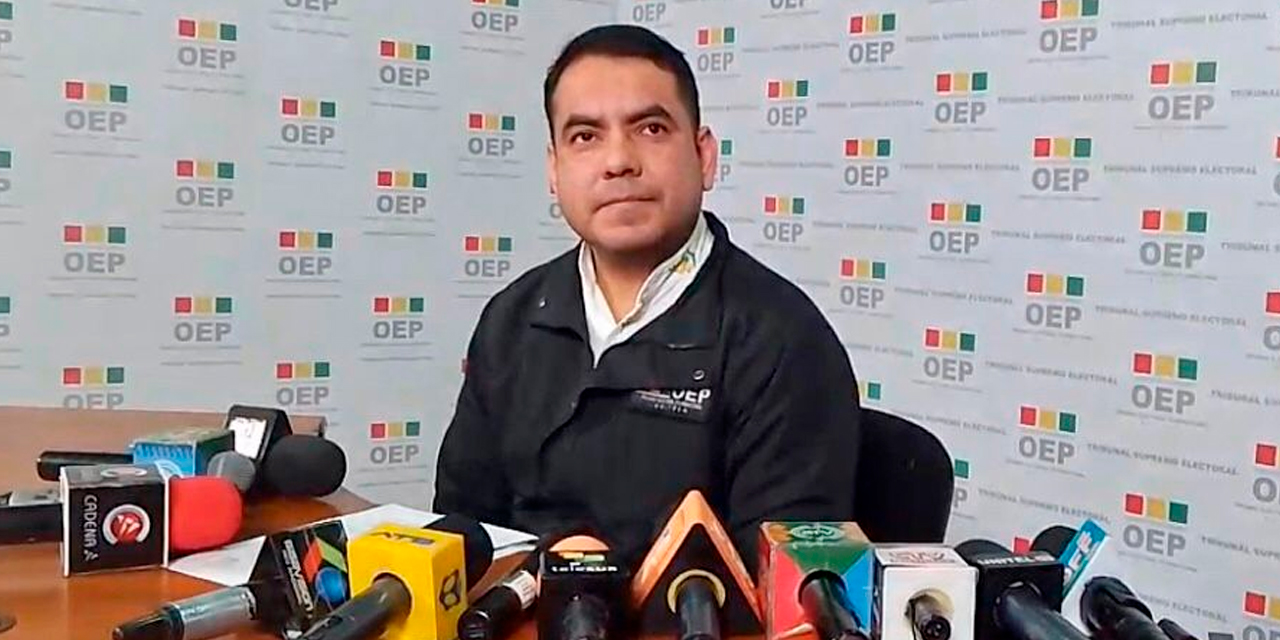 El presidente interino del TSE, Francisco Vargas. Foto: Captura