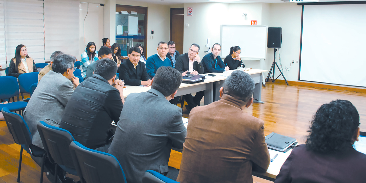 La reunión de gobernadores con el Ministerio de Economía y otras autoridades. Foto:  MINISTERIO DE ECONOMÍA