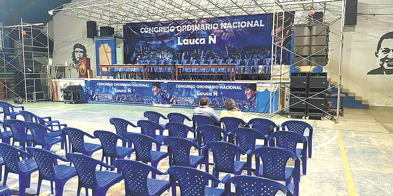 El congreso fallido de Lauca Ñ. | Foto: RRSS