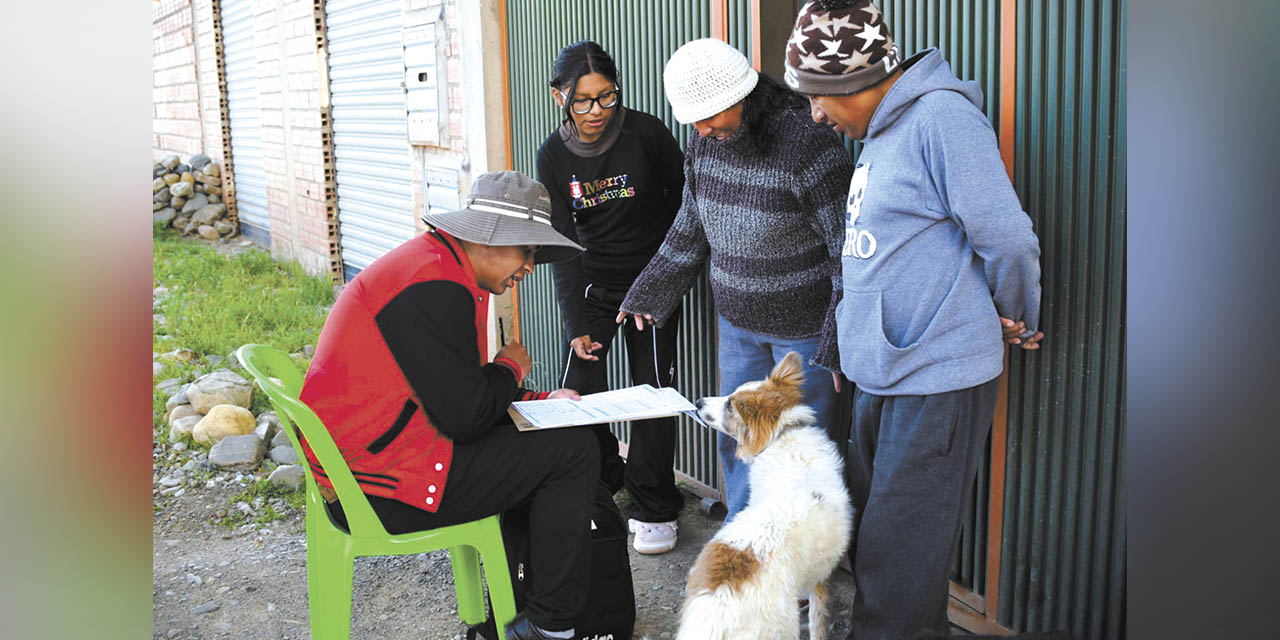 Censistas voluntarios en pleno trabajo.  | Foto: Archivo