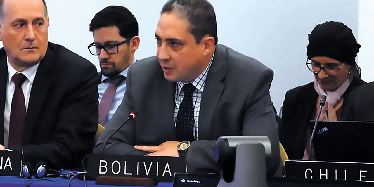 El embajador de Bolivia ante la OEA, Héctor Arce Zaconeta. Foto: Embajada ante la OEA