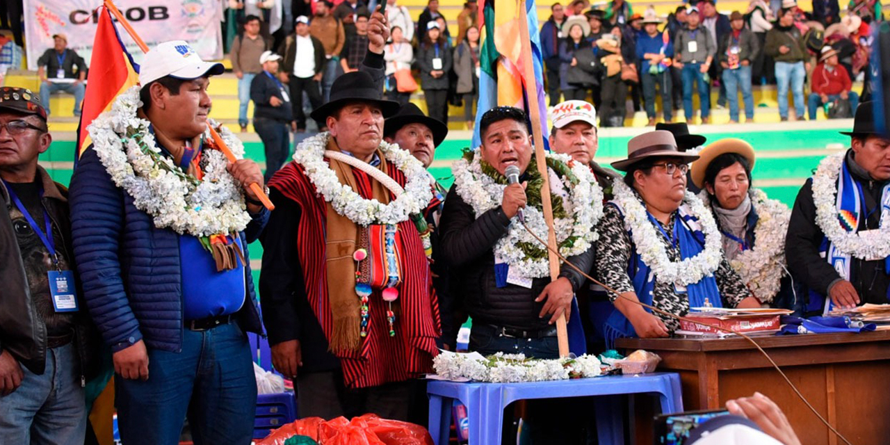 Congreso del MAS-IPSP en El Alto.