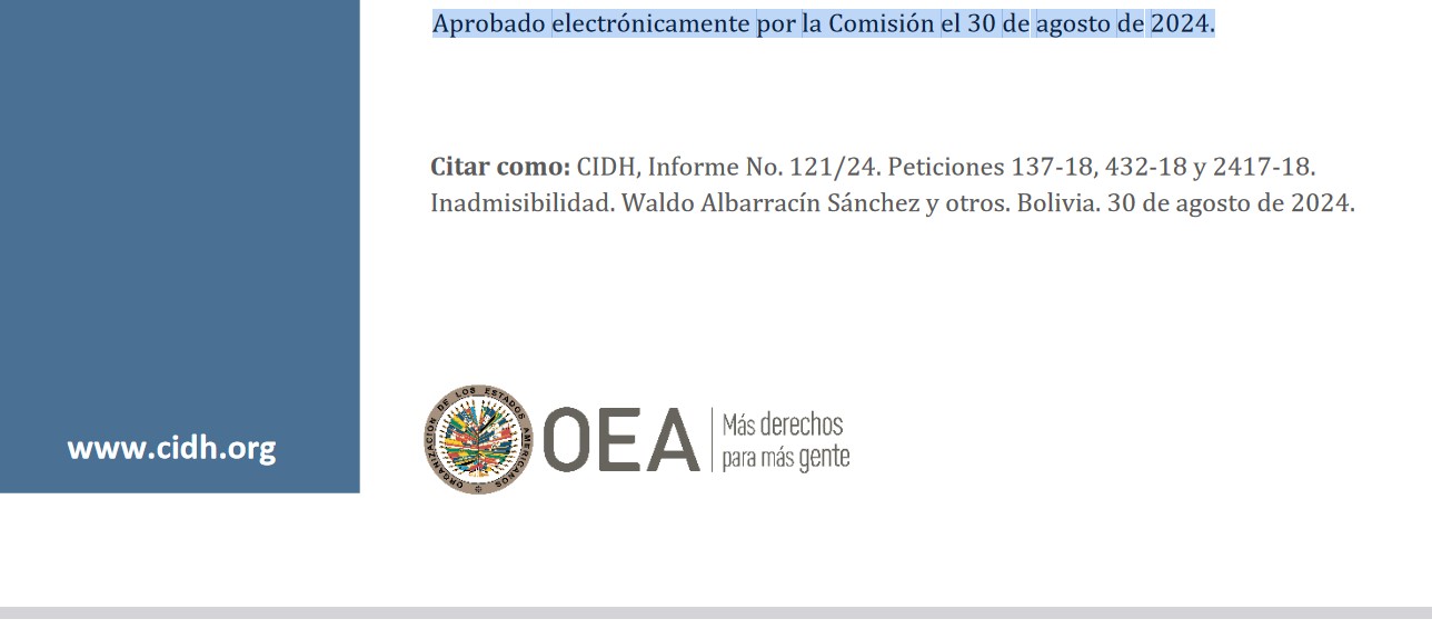 Portada del informe de la CIDH. Foto Ahora el Pueblo