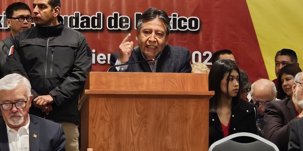 El vicepresidente David Choquehuanca en el seminario Los Partidos y una Nueva Sociedad. Foto: Vicepresidencia