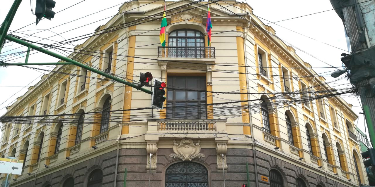 Edificio de la Cancillería en La Paz. Foto: Archivo.