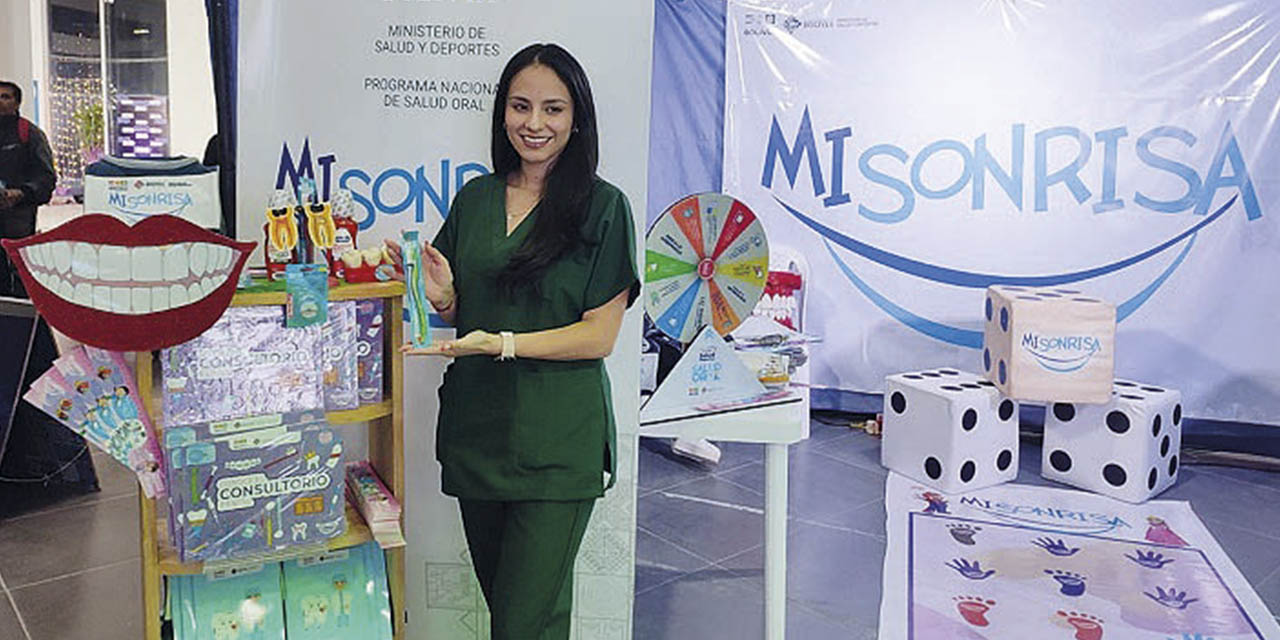 Uno de los programas del Ministerio de Salud en la Fexpo Sucre 2024.