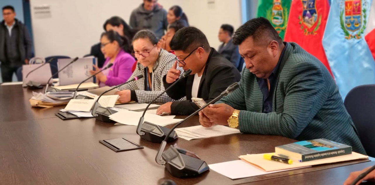 Una sesión de la Comisión Mixta de Justicia Plural. Foto: Cámara de Diputados.