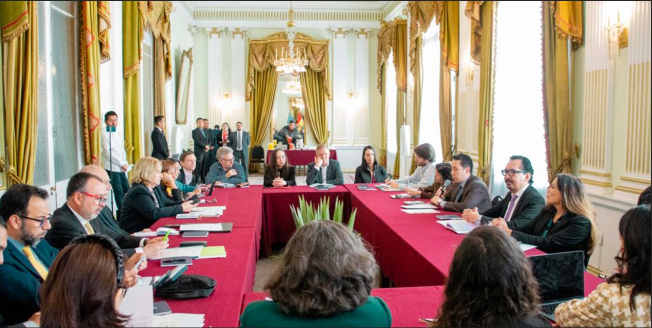 Evento de un intercambio de experiencias sobre política exterior feminista. Foto MRE