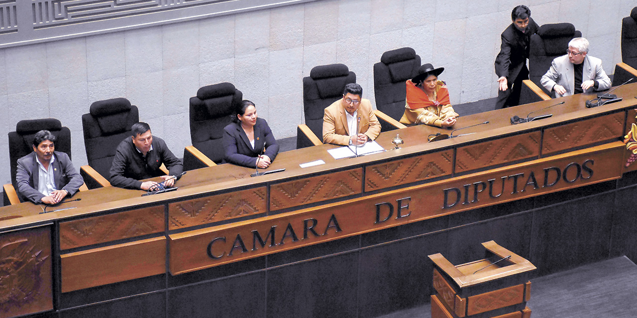 La nueva directiva de la Cámara de Diputados.