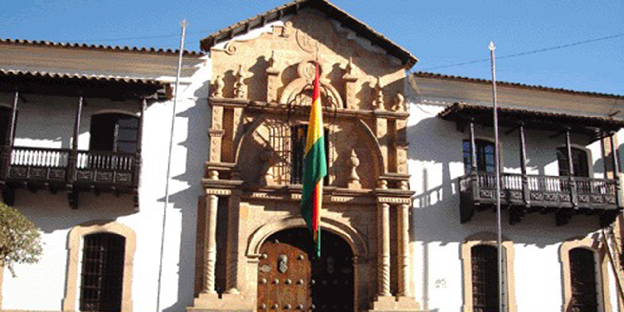 Frontis de la Casa de la Libertad, Sucre, donde nació Bolivia. Foto: Soy Sucre