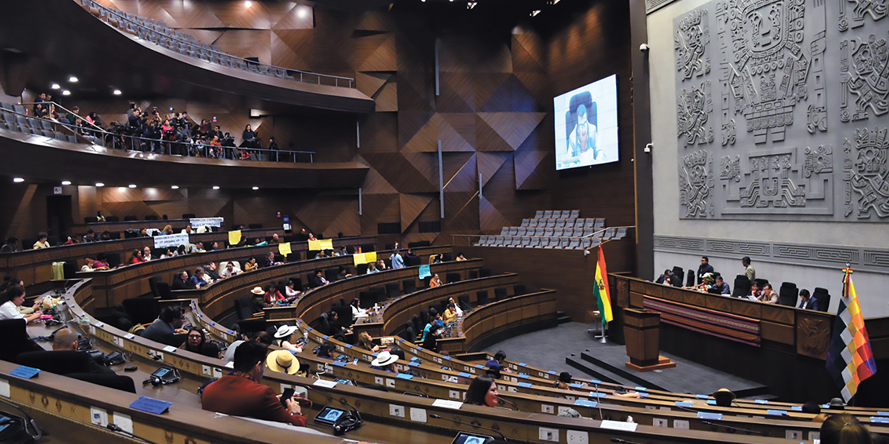 Legisladores en una sesión en la Asamblea. Foto: Archivo