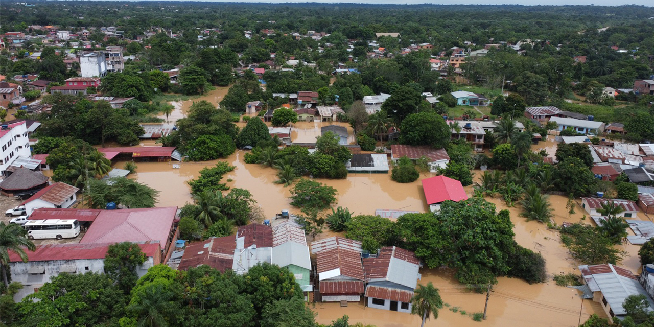 La inundación en el departamento de Pando.