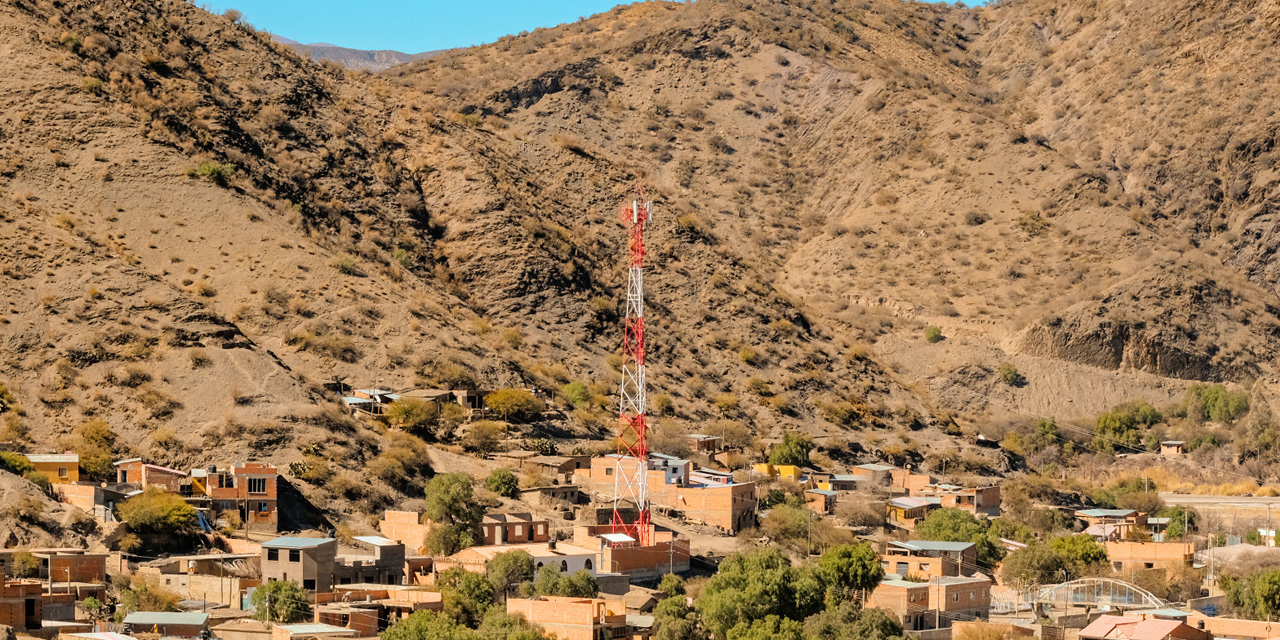 El municipio cuenta ahora con la misma calidad de señal que el resto del país. | Foto: Entel