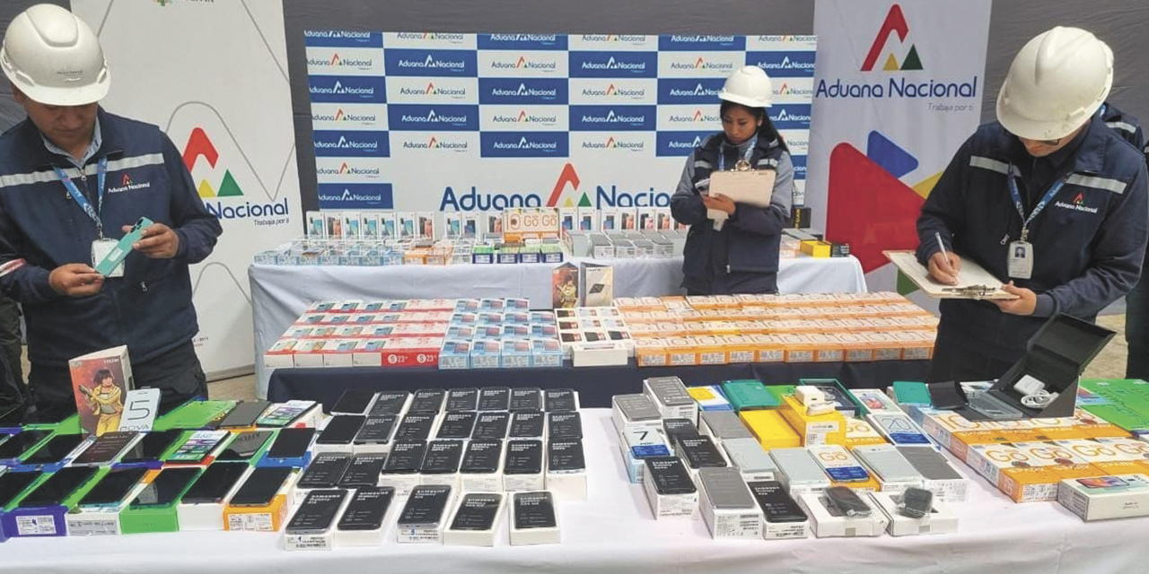 Mercadería decomisada por la Aduana Nacional.  | Foto: Aduana Nacional