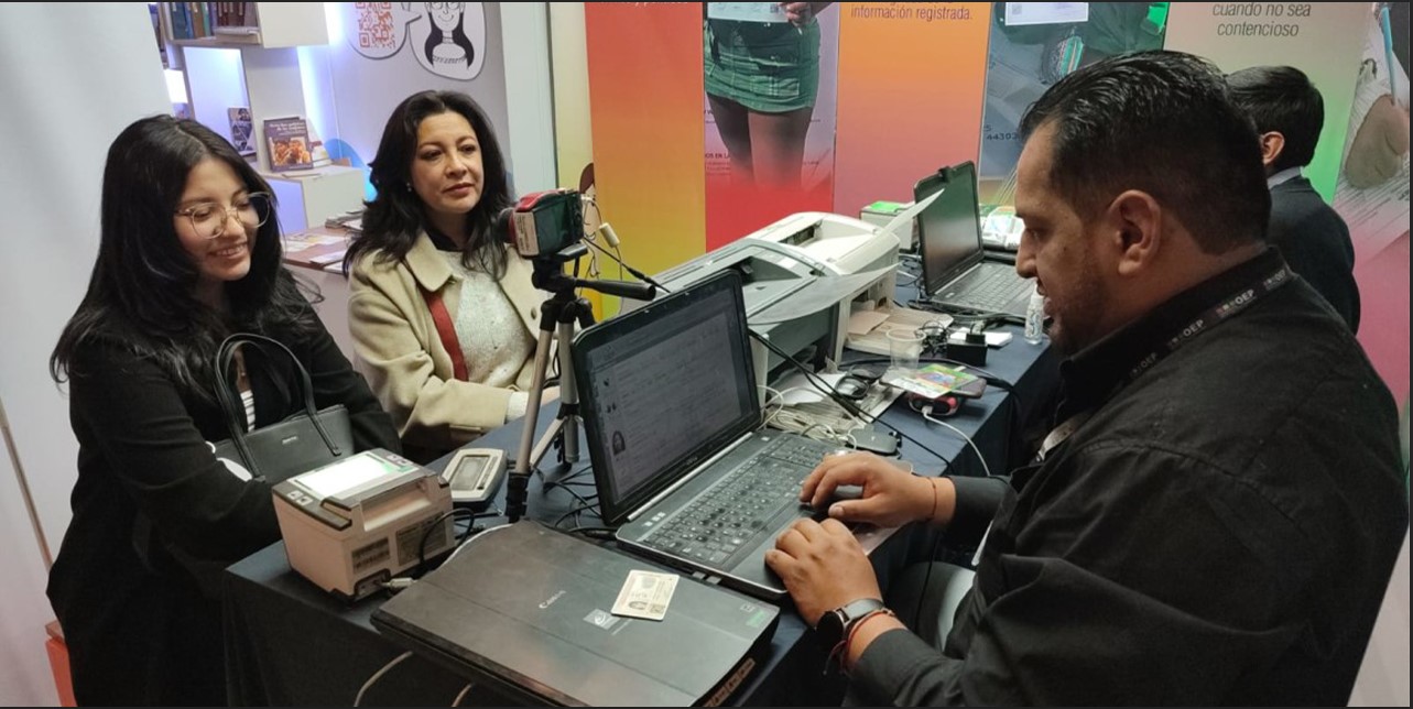 Registró en el Padrón Electoral Biométrico. Foto TSE