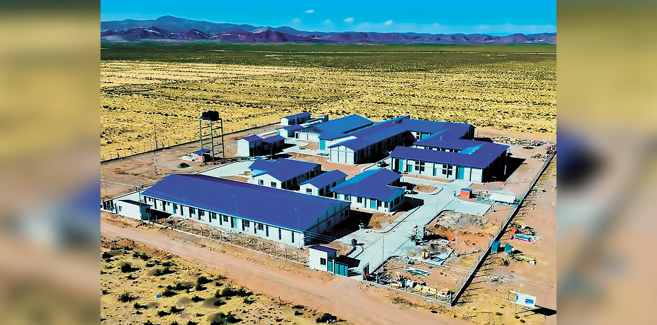 El Complejo Industrial de Camélidos, emplazado en Turco, Oruro. Foto: Archivo