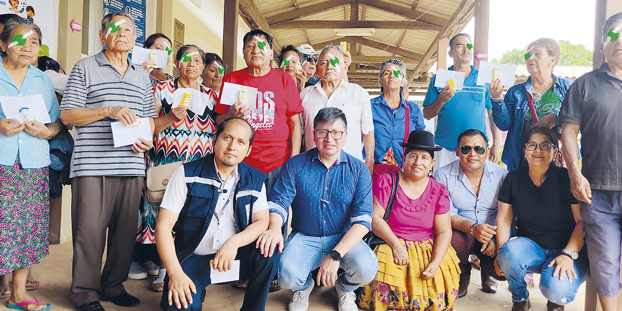 Personas atendidas por el programa impulsado por el Ministerio de Salud y Deportes.