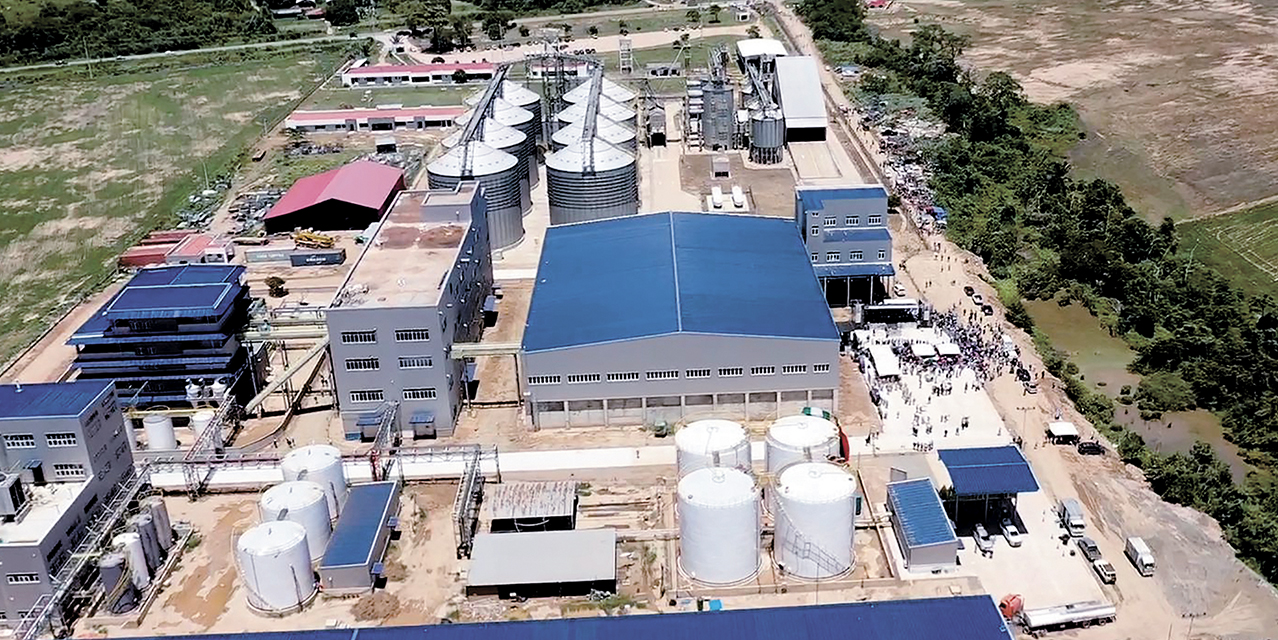 Una muestra de la cosecha es la inauguración de la Planta de Subproductos de Soya en San Julián.