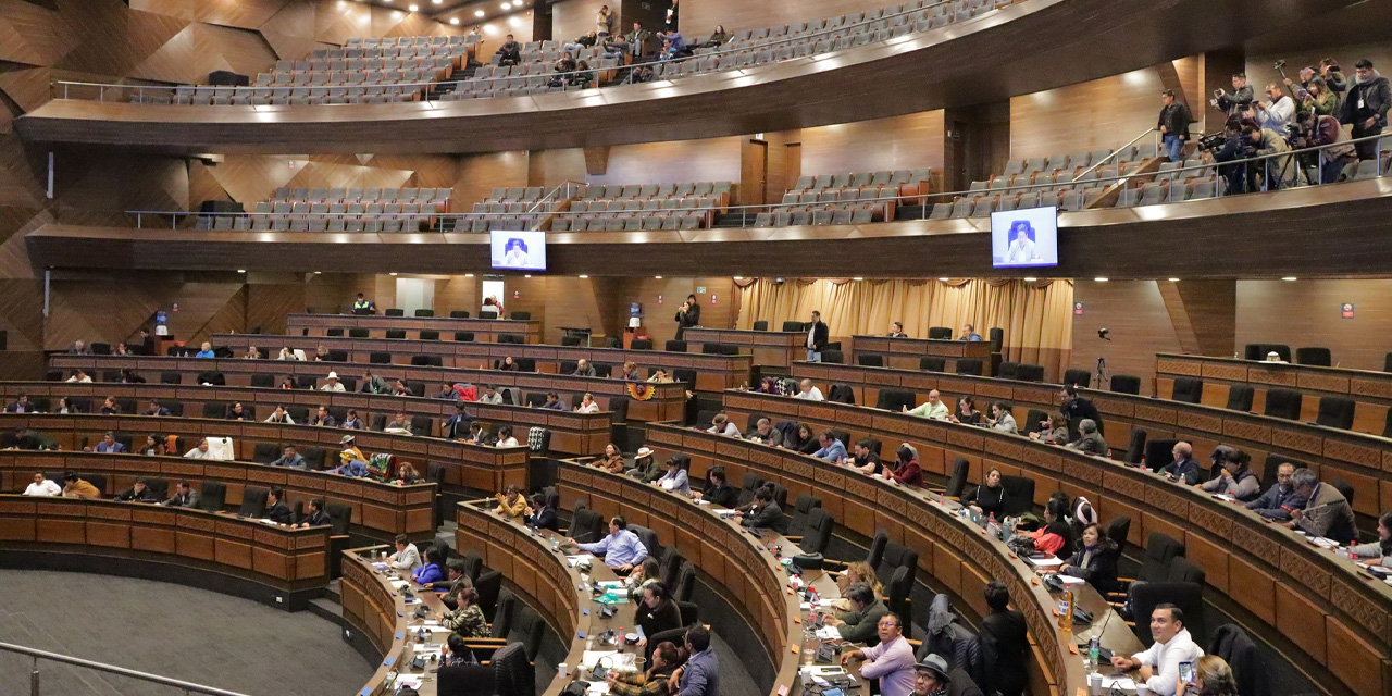 Una de las sesiones de la Cámara de Diputados. Foto: Archivo