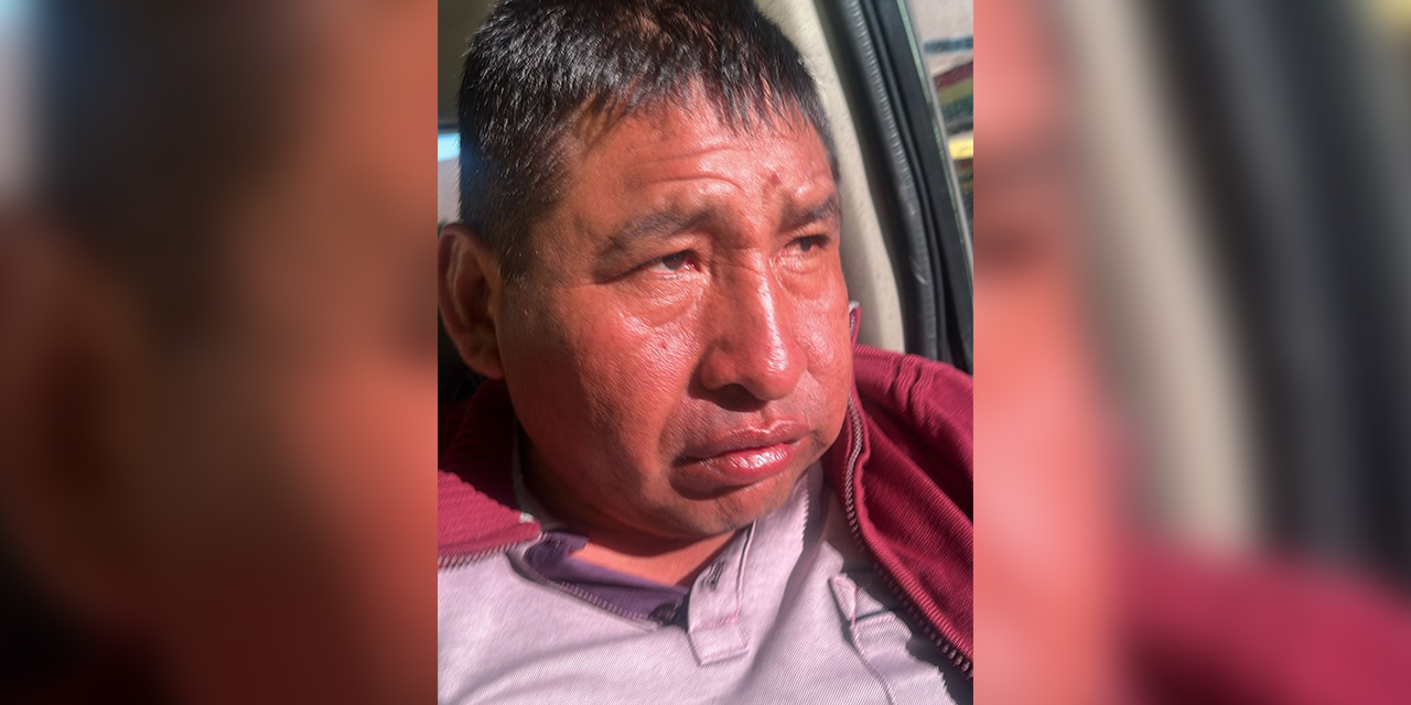 El dirigente evista Ponciano Santos.